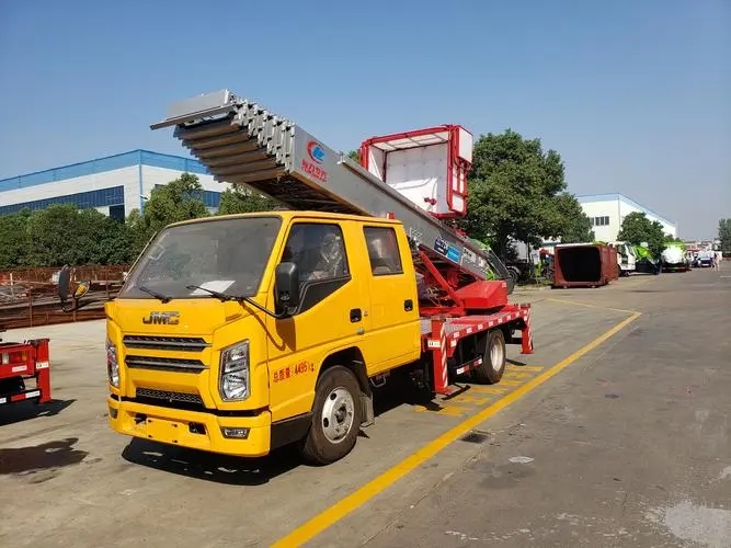 新密附近云梯车出租 砂石搬运